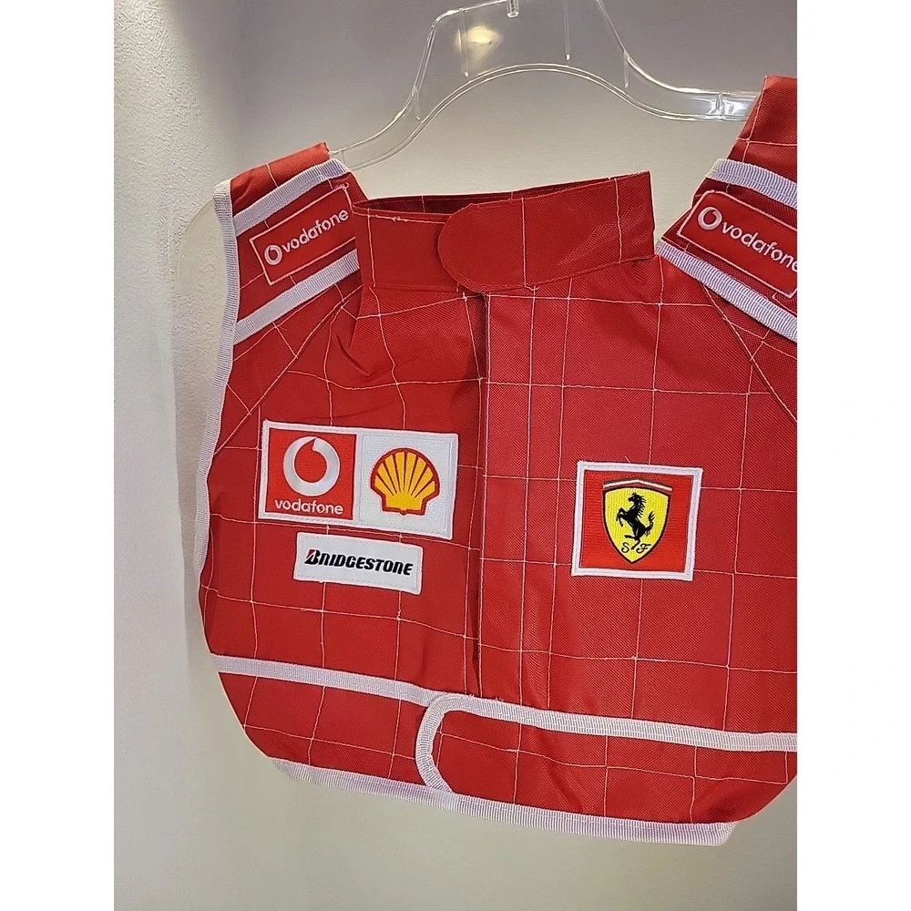 Scuderia Ferrari F1 Backpack Red Shell Vodafone Racing School Book Bag